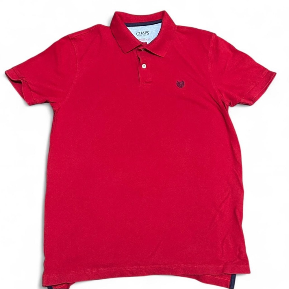 Chaps Classic Red Polo Shirt for Men